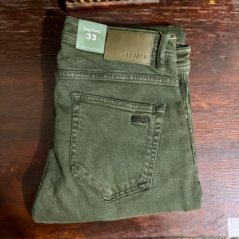 🐊 Lacoste Vert Kaki - Coupe Normale Image secondaire du produit