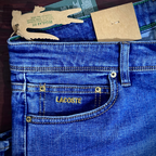 🐊 Lacoste Bleu Délaver 2 - coupe normale