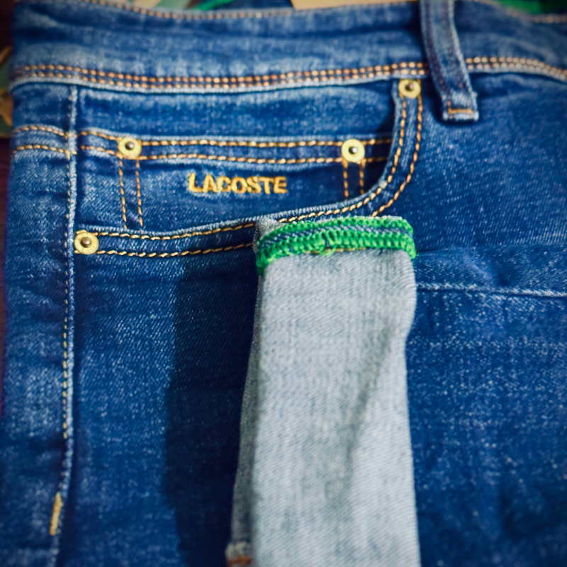 🐊 Lacoste Bleu Délaver 3 - coupe normale