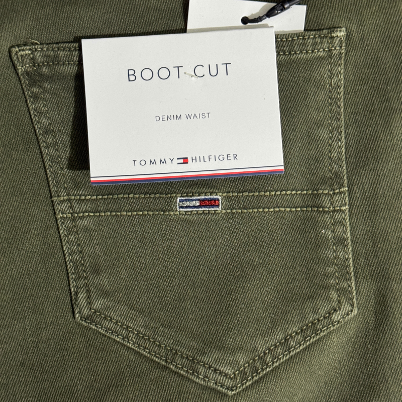 Tommy Hilfiger Vert Kaki - Coupe Droite