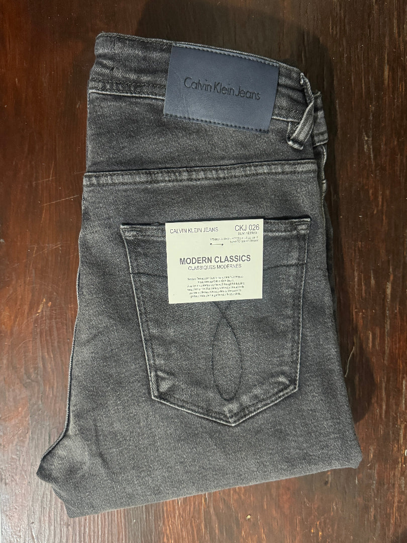 Calvin Klein Gris délaver - coupe slime