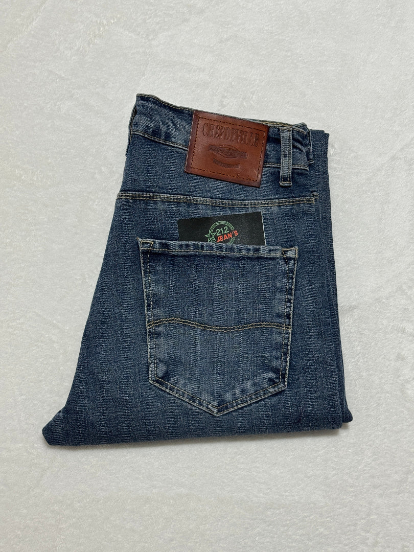 Chef.Devile Bleu Délave - Coupe Slim Image principale du produit