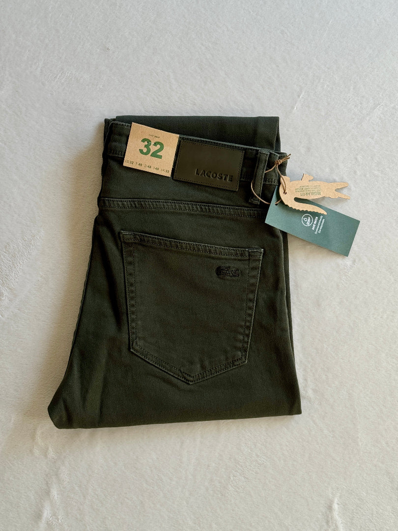 🐊 Lacoste Vert Kaki - Coupe Normale Image principale du produit