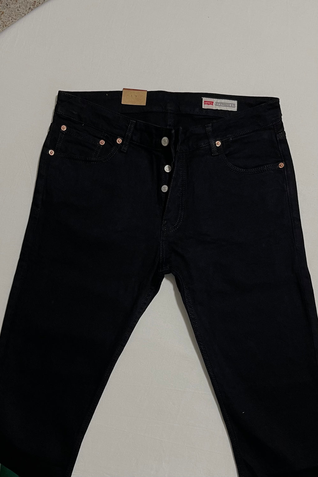 501 Noir Corbeau - coupe normale